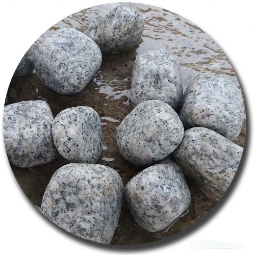 tumbled granite cobble stone